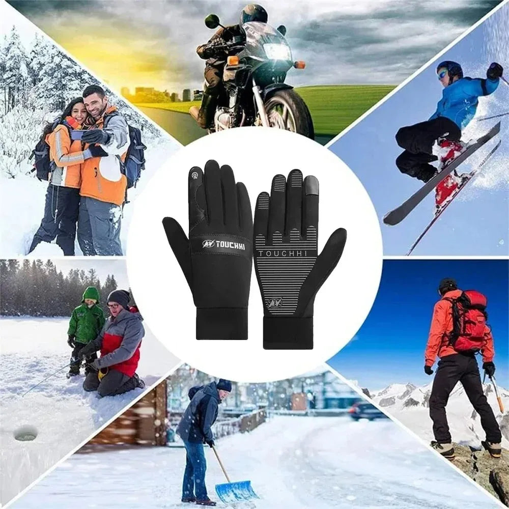 Skanto | ThermaGlide USB Oppvarmede Hansker | Vanntette & Berøringsskjermkompatible | Vinterhåndvarmere for Skiing, Motorsykkel & Utendørs
