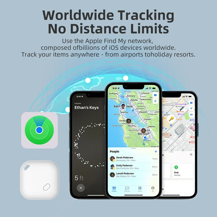 Skanto | Sikker Tag Mini GPS Anti-Tap Bluetooth Tracker