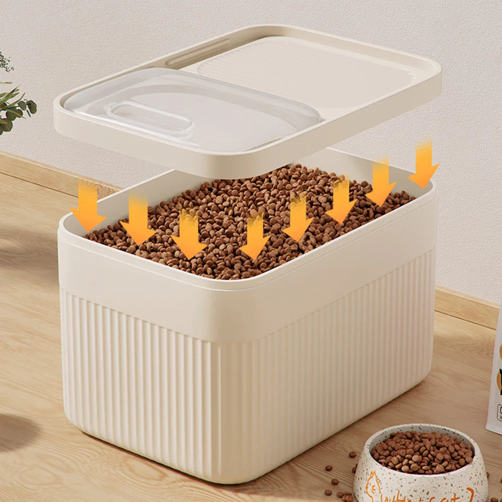Skanto | FutterBox FreshGood | Lukket & Fuktbeskyttet | 5/10/15L | For Hund & Kattemat