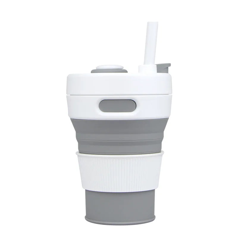 Gjenbrukbar Bærbar Sip-and-Go Sammenleggbar Kopp | Skanto