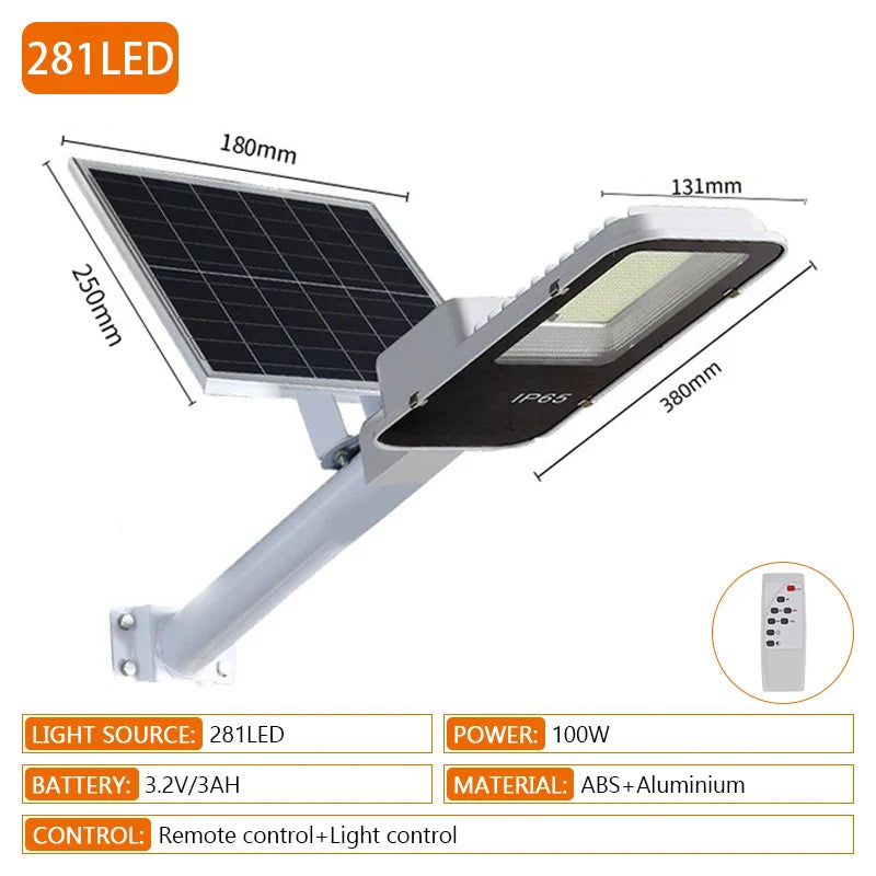 Heavy-Duty Utendørs Solarsikkerhets Vanntett Lys | Skanto