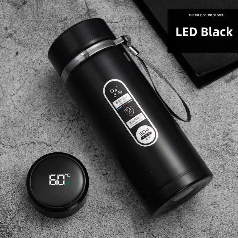 TempraBottle – Smart Termosflaske med LED Temperaturdisplay (800ml–1L) | Skanto