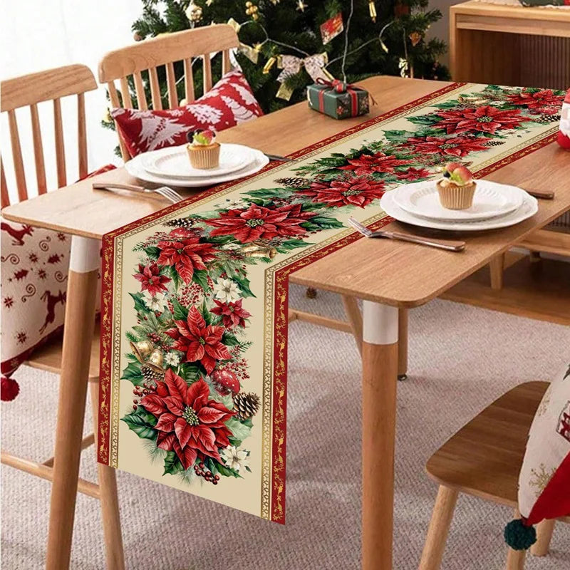 Skanto | Juleløper Festivia | 180×35 cm | Elegant & Festlig | Borddekorasjon for Jul & Nyttår 2025/2026