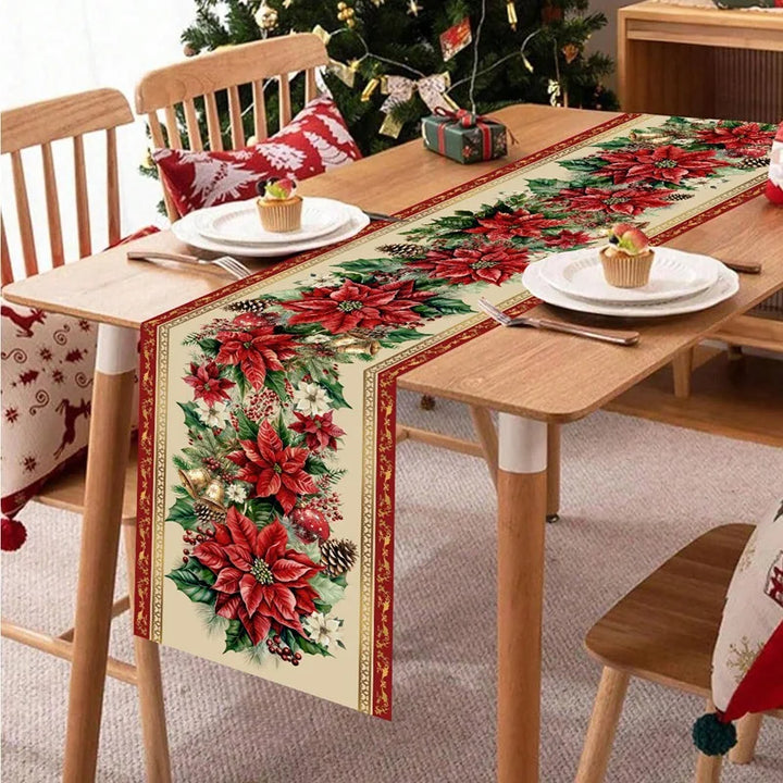 Skanto | Juleløper Festivia | 180×35 cm | Elegant & Festlig | Borddekorasjon for Jul & Nyttår 2025/2026