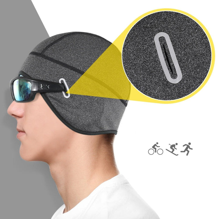 Skanto | ThermoFit Vinterlue SlimShield – Stretchbar vindbeskyttende sportlue for utendørsaktiviteter