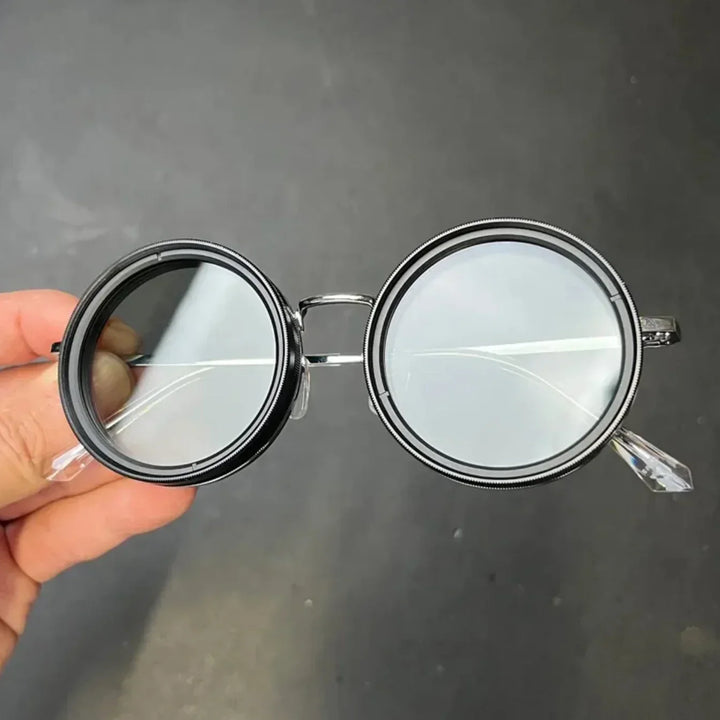 Skanto | ShadowSunglasses | Solbriller med svarte linser Stilig UV-beskyttelse Motemode