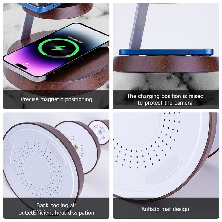 Skanto | Desktop Powerhouse Multi-Device Wireless Charger Stand