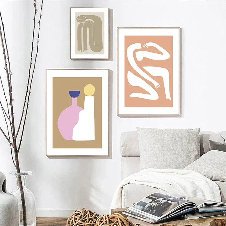 Abstract Minimalist Still Life Figure Art Fine Art Canvas Prints Posters Pictures For Living Room Bedroom Modern Home Art Decor | Skanto