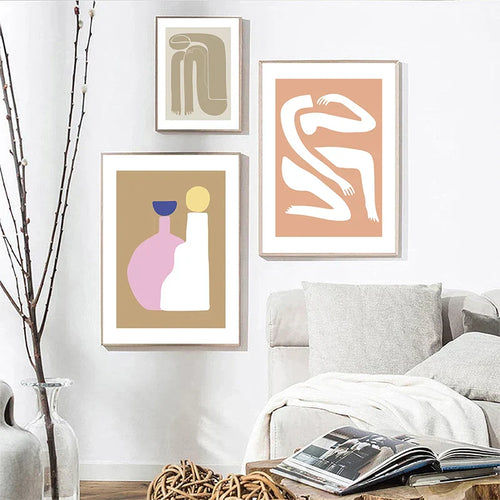 Abstract Minimalist Still Life Figure Art Fine Art Canvas Prints Posters Pictures For Living Room Bedroom Modern Home Art Decor | Skanto