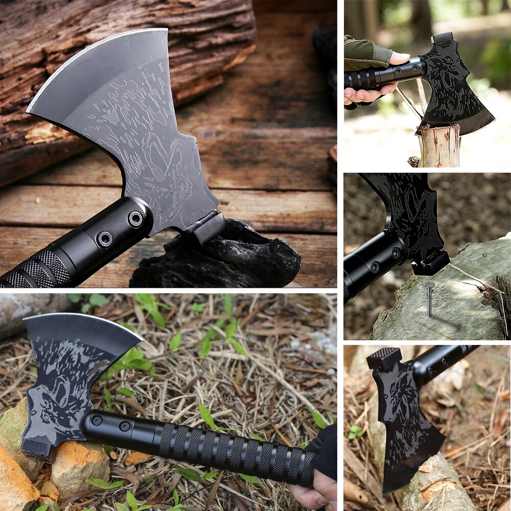 Skanto | Multi-Gear Sammenleggbar Overlevelses Camping Aks