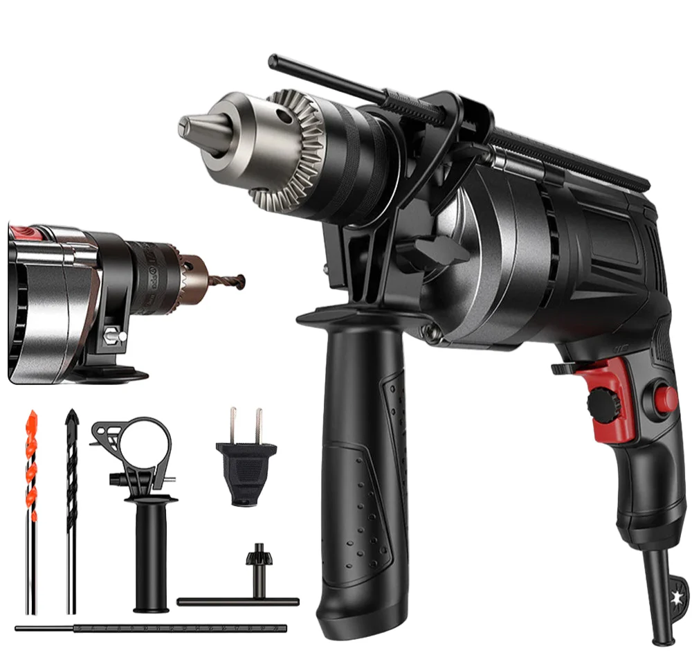 Frendorf | 780W Elektrisk Hammer & Boremaskin med Variabel Hastighet – DrillForce