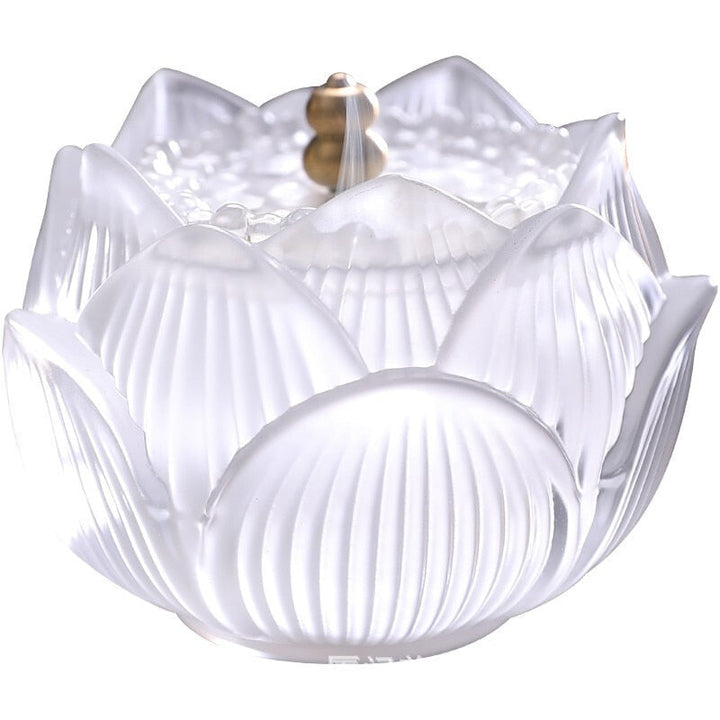 Skanto Decor Skanto Innendørs Røykfyr Sederovn Lotusvann glasert Røykstempleovn Ornament