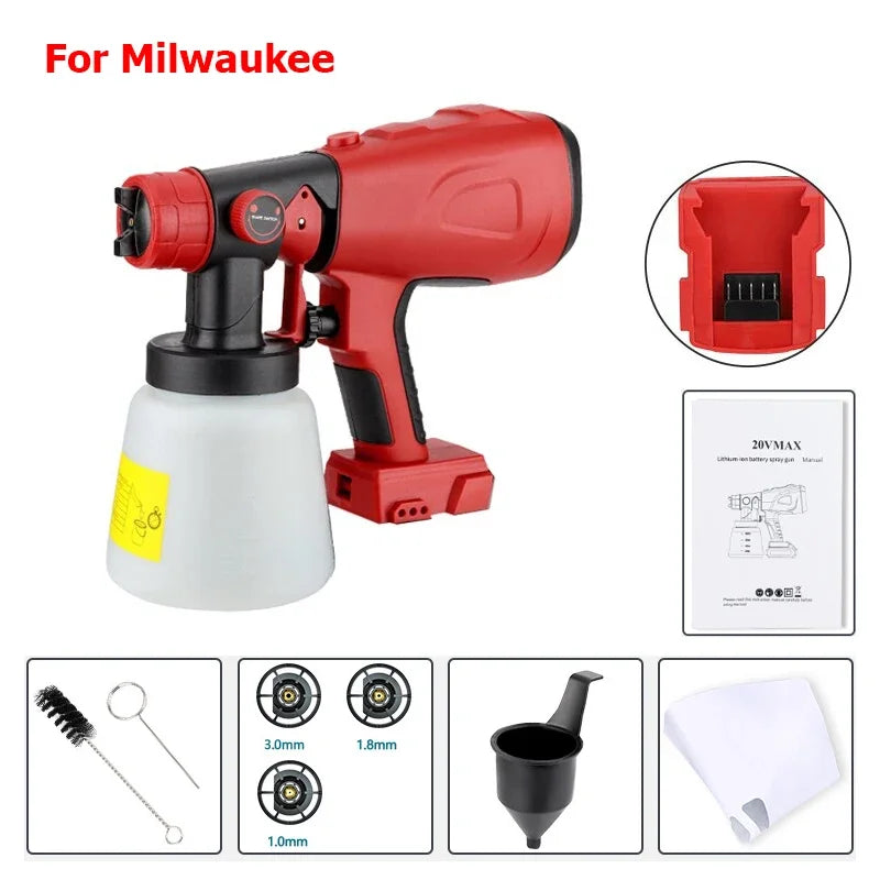 Skanto | ProFinish - Spray Gun for Makita/Bosch/Dewalt/Milwaukee/Ryobi