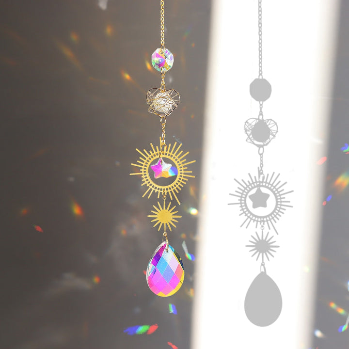 Dream Combo Symphony Crystal Vindklokke Måne Solfanger | Skanto