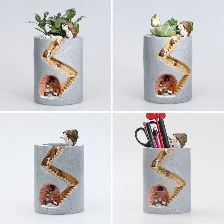 Skanto | Fantastisk Fusjon: Unike Kunstneriske Harpikspotteplantere