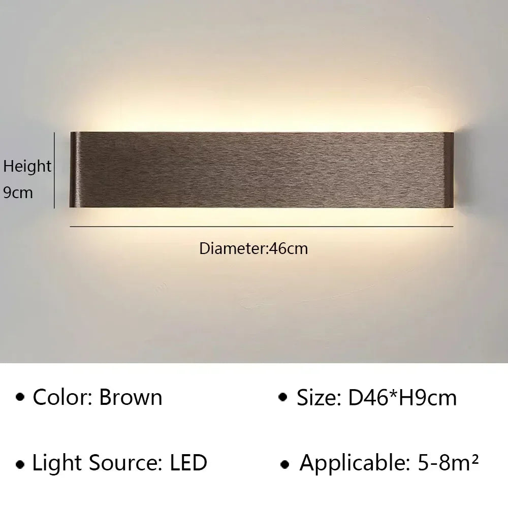 Skanto | LumiEra Moderne LED Vegglampe | Stilrent Design | Varme hvite lys for soverom, korridor & bad