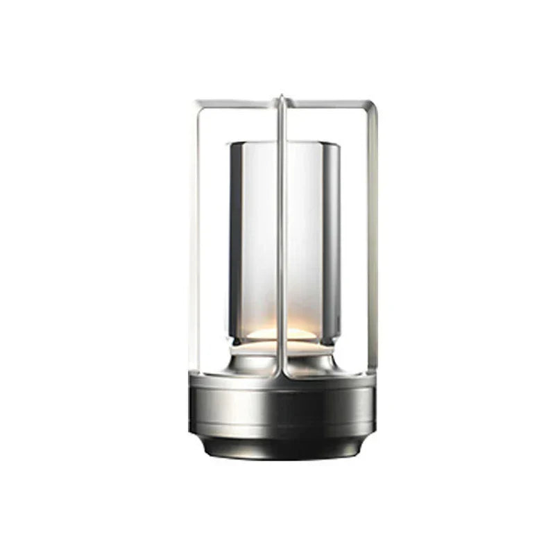 Trådlampet rechargable bordlampe laget av krystall, bærbar LED-lampe for stue og balkong | Skanto