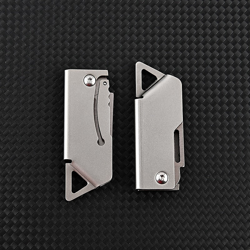 Foldbar Master Rustfritt Stål Overlevelse Mini Kniv | Skanto