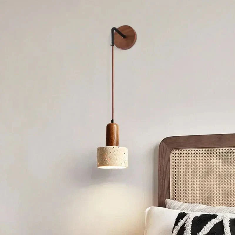 Skanto | Wabi-Sabi Steinvannslampe – Varm LED Lys