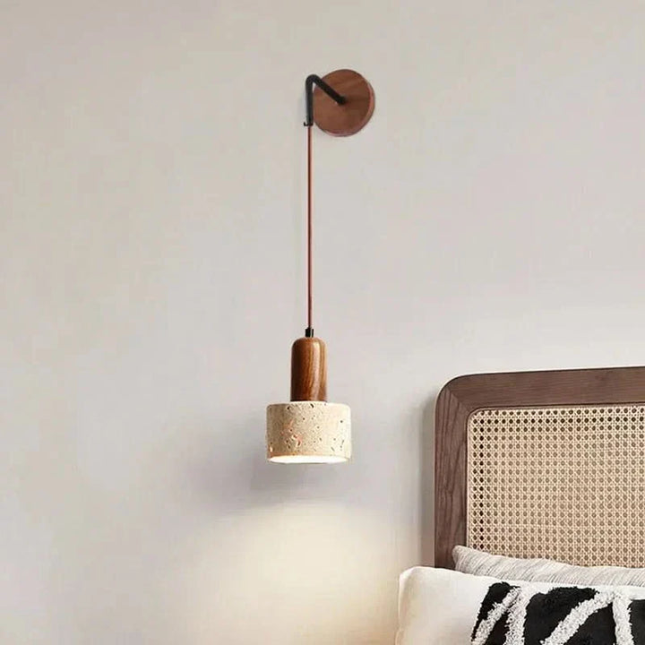 Skanto | Wabi-Sabi Steinvannslampe – Varm LED Lys