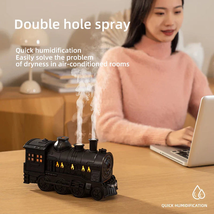 Mini Train Aromaterapi Eterisk Olje Diffuser Lampe Dekor | Skanto