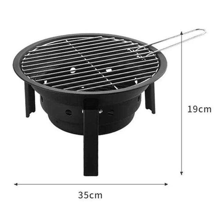 Bærbar Non-Stick Elite Adventure Campinggrill | Skanto