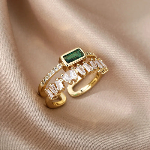 Skanto | Dobbeltlagd Staggering Baguette Diamond Ring