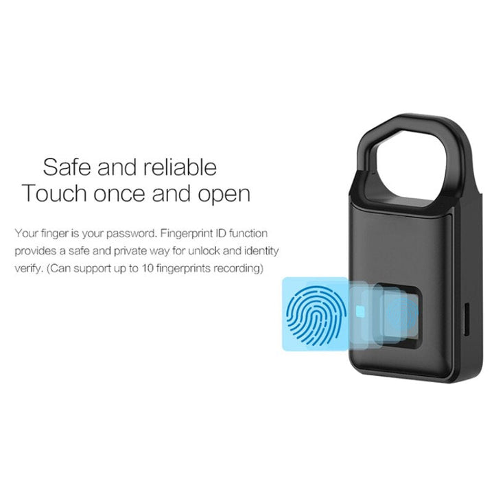 Skanto | Touch Guard Smart Fingeravtrykk Vannavstøtende Sikker Lås