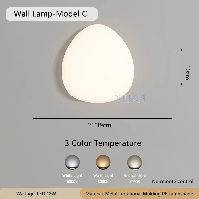 WhiteCloud Lampe – Stilren LED Veggbelysning for Barn Skanto