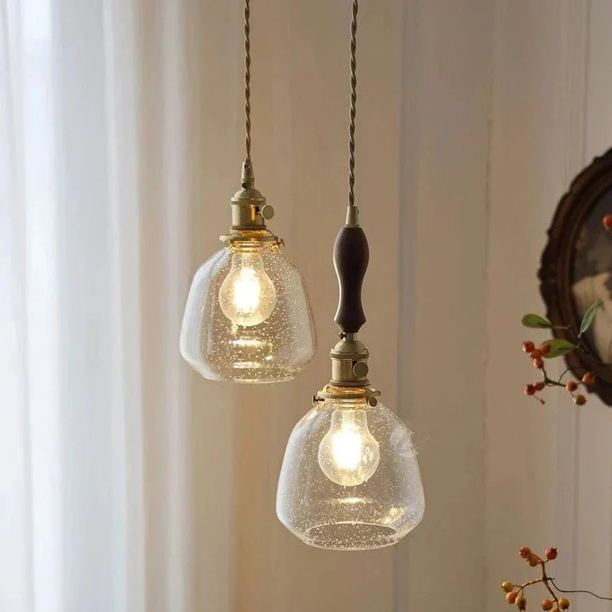 Skanto | NostalgiaLuxe - Elegant vintage glass lamp - Sofistikert atmosfære garantert