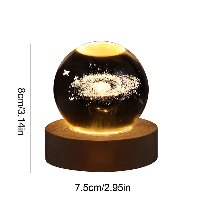 Crystal Light Ball – Fortryllende Glass Ambient Lys for Hjemmet Skanto