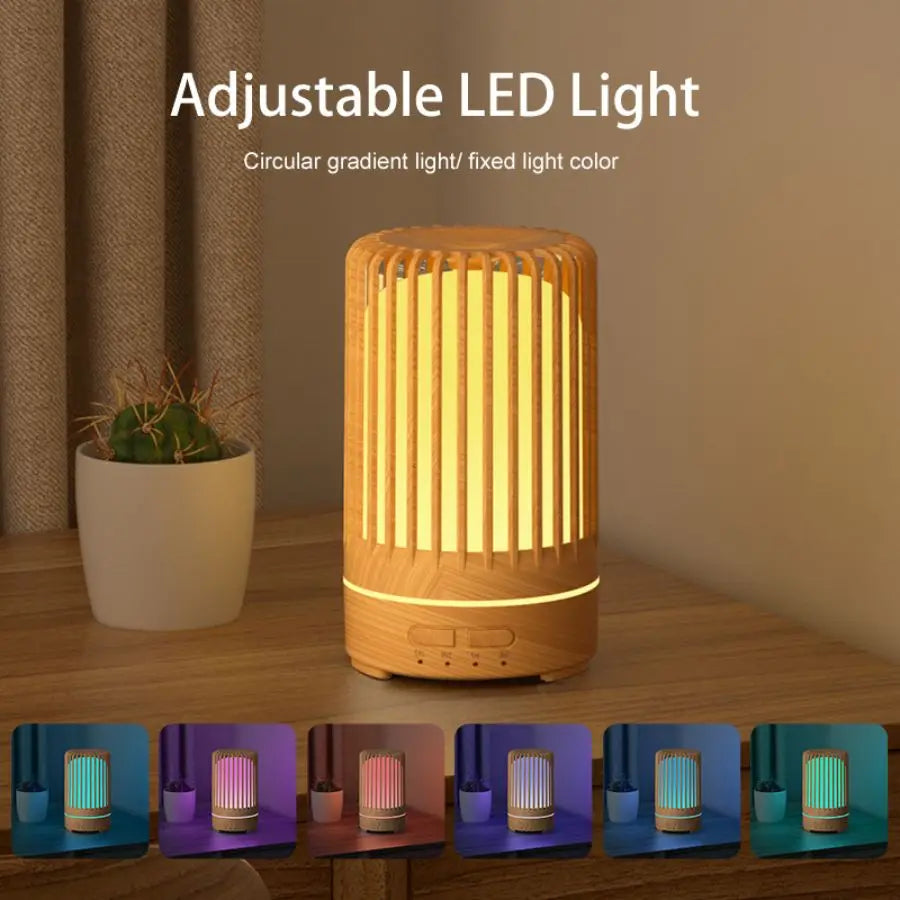 Skanto | Auralis Mini Aroma Diffuser | 150 ml | Ultralyd & LED Stemningslys | USB Drift | Stille Fuktighet