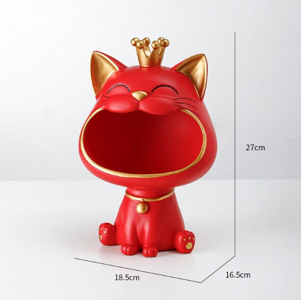 Skanto | Fortune Kitty Statue Hjemme Oppbevaringsboks