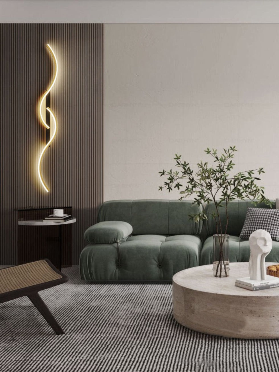 Skanto | GlowCraft – Moderne LED Vegglampe med Kunstnerisk Design