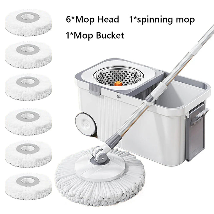 Skanto | Ultra Dry Turbo Clean Mikrofiber Enkel Rengjøringsmopp