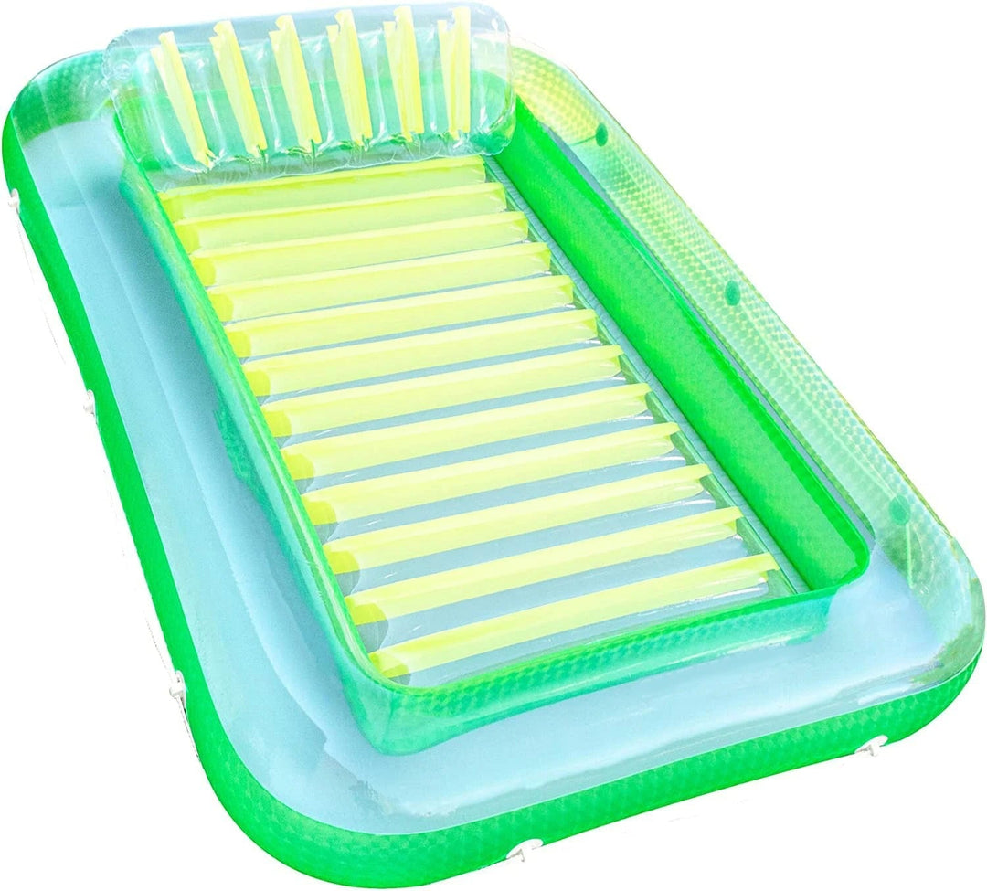 Oppustebar Lounger med Hodepute og Koppholdere | Skanto