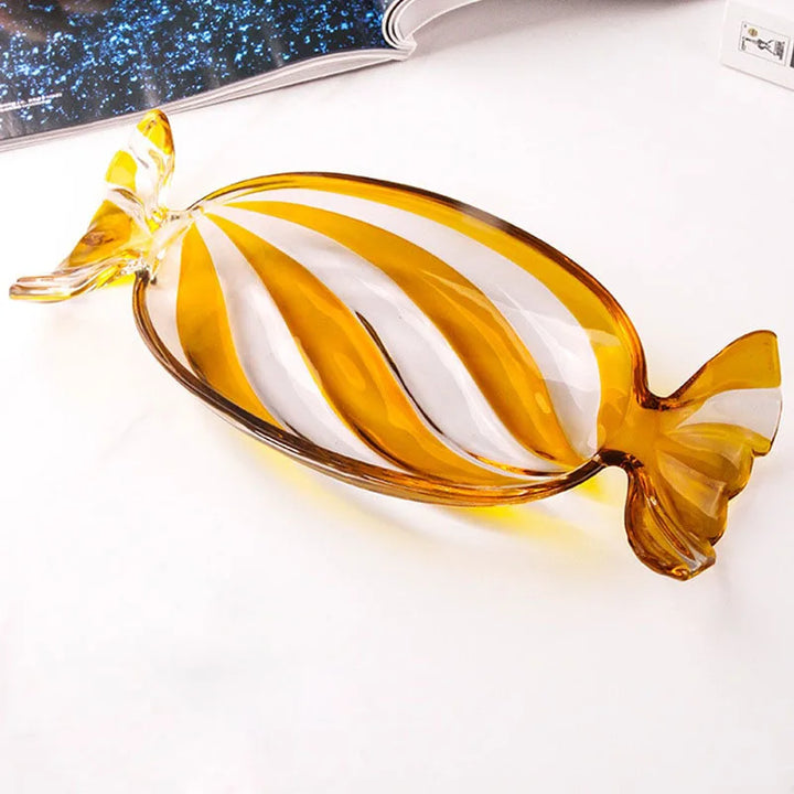 Godteri-formet Glass Snack Tallerken