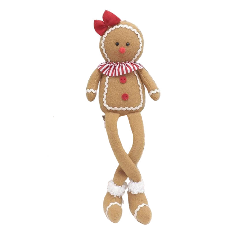 Skanto | Julepynt Plush Pepperkake Mønster Dørdekorasjon