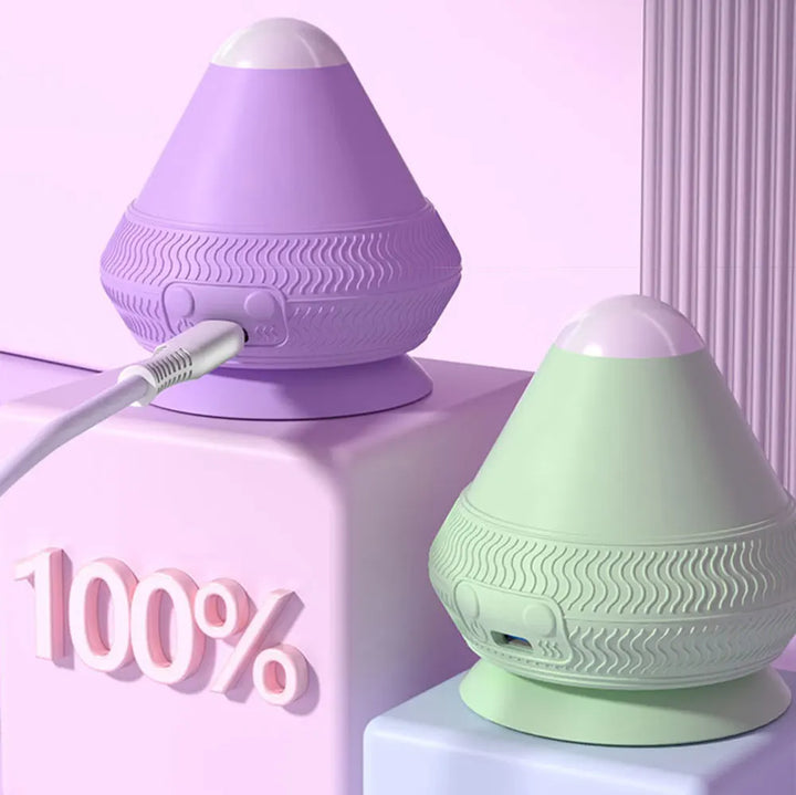 Skanto | Vibrasjoner Massasje Ball FlexiVibe | USB Oppladbar | Varme & Vibrasjon Terapi | Silikon | Bærbar & Selvklebende