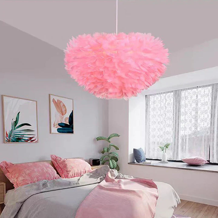 Cloud Like Realistic Feather Chandelier | Skanto
