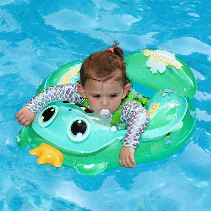 Skanto | Baby svømmering AquaBear | Sikker svømme moro for babyer | For 6–36 måneder | Miljøvennlig PVC