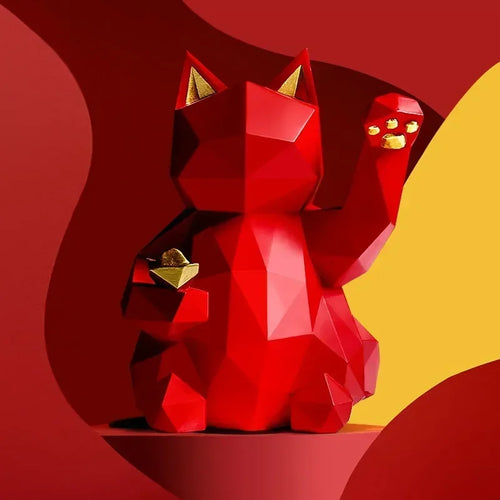 Skanto | Nordisk Minimalisme Geometri Lykke Katt Statuer