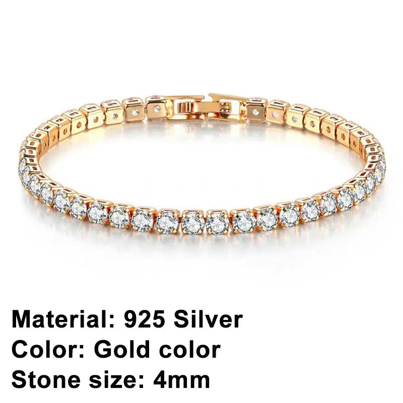 Skanto | Tennisarmbånd – Skinne med holdning: Eleganse i sterling sølv og hip-hop stil!