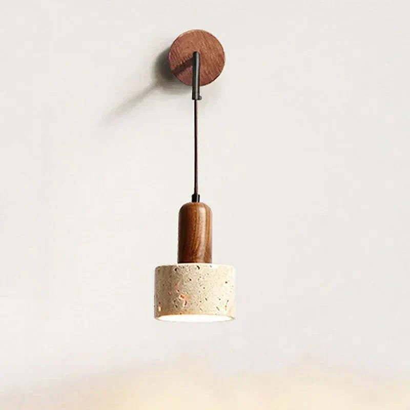 Skanto | Wabi-Sabi Steinvannslampe – Varm LED Lys