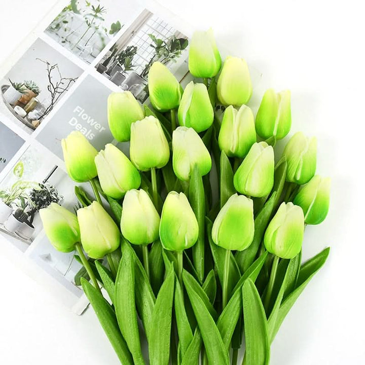 Skanto | Kunstig Tulipanbukett med Realistiske Livaktige Blomster
