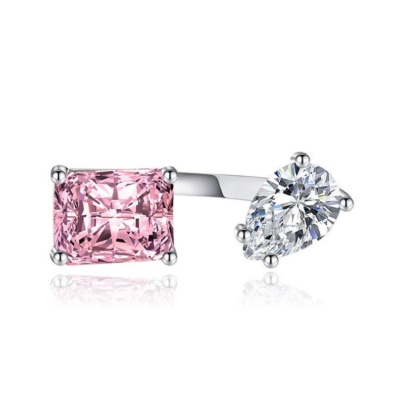 Skanto | Vann Dråpe Zircon Chic Justerbar Ring