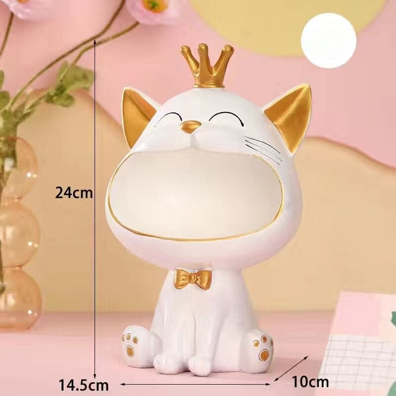 Skanto | Fortune Kitty Statue Hjemme Oppbevaringsboks