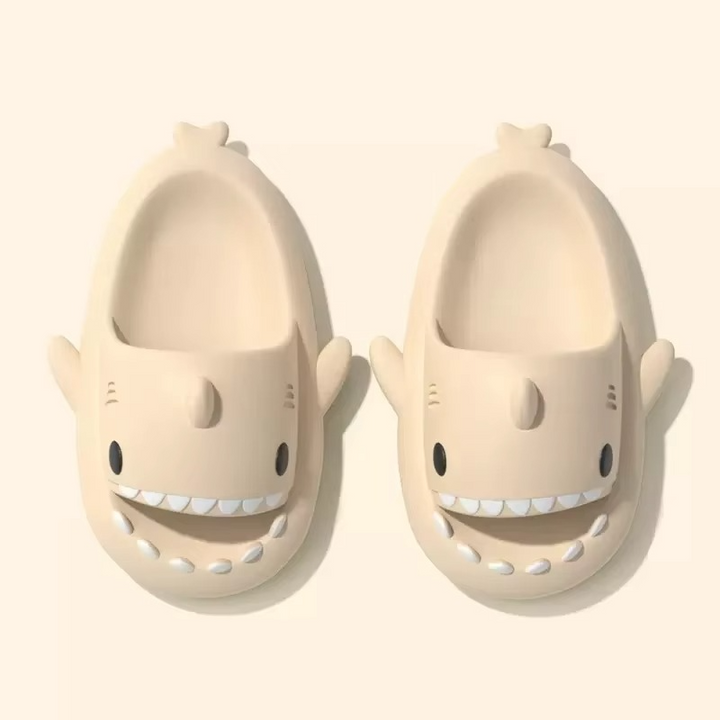 Skanto | Shark Slippers Myke Sklisikre Sandaler for Menn og Kvinner Innendørs Utendørs Kule Strand Sandaler