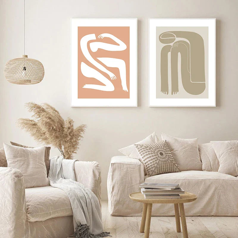 Abstract Minimalist Still Life Figure Art Fine Art Canvas Prints Posters Pictures For Living Room Bedroom Modern Home Art Decor | Skanto