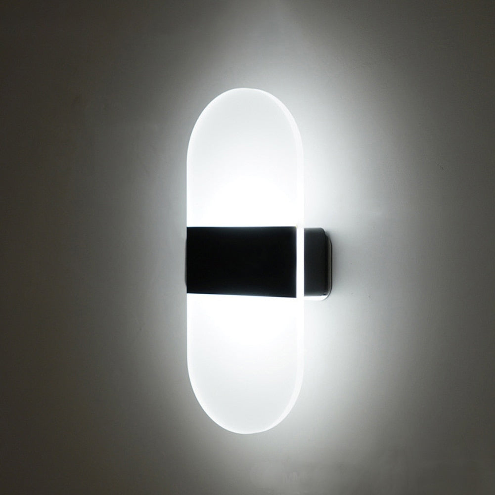 Glass vegglampe | Skanto